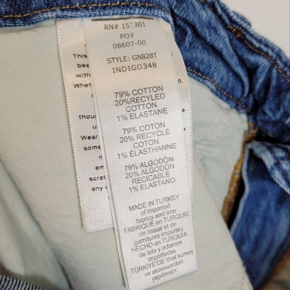 Good American Good 90s High Waist Jeans 15 Distressed - Picture 5 of 5